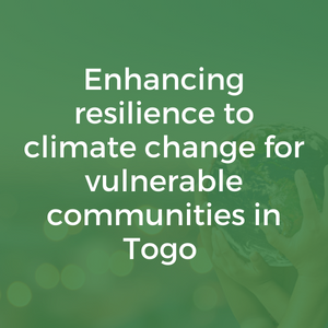 Enhancing resilience to climate change for vulnerable communities in Togo through IWRM and WASH