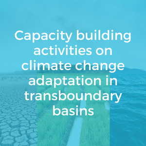 Capacity building activities on climate change adaptation in transboundary basins